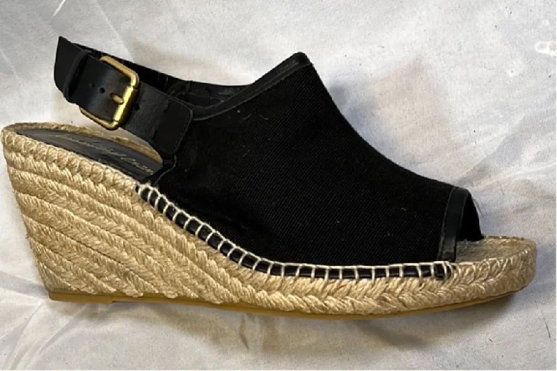 Black fabric/leather