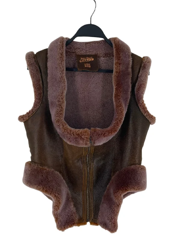 Jean Paul Gaultier/Vest/40/BRW/23.12FTO100L5056029 CORSET VES Casual Distressed Denim Jeans Jean Paul Gaultier/Vest/40/BRW/23.12FTO100L5056029 CORSET VES Casual Distressed Denim Jeans