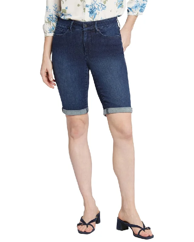 Nydj Briella Short Breathtaking Jean Stylish Acid-Wash Jeans