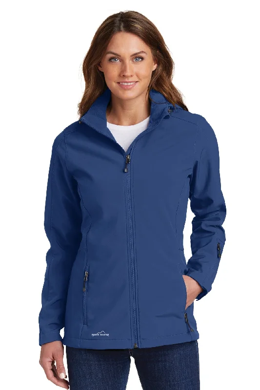 Eddie Bauer Ladies Hooded Soft Shell Parka. EB537 Hoodie with Crew Neck Simple Timeless Eddie Bauer Ladies Hooded Soft Shell Parka. EB537 Hoodie with Crew Neck Simple Timeless