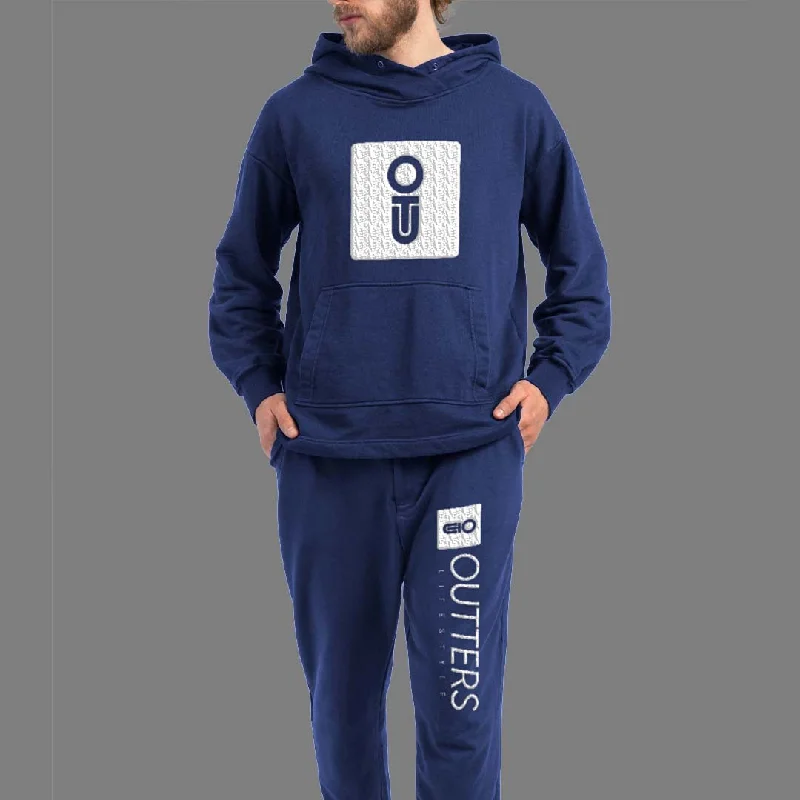 Outters Sweatsuit NSW Jog Suit Hooded Fleece Tracksuit Hoodie with Stripes Bold Sporty Outters Sweatsuit NSW Jog Suit Hooded Fleece Tracksuit Hoodie with Stripes Bold Sporty