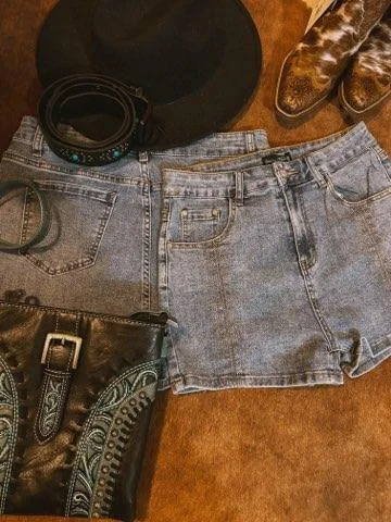 Sterling Kreek Diamond in The South Jean Shorts Elegant Tapered Leg Denim