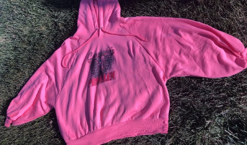 Somebody's PROBLEM -Zenana Balloon Sleeve Hoodie Pink-SIZE 2X Hoodie with Gradient Ombre Colorful Somebody's PROBLEM -Zenana Balloon Sleeve Hoodie Pink-SIZE 2X Hoodie with Gradient Ombre Colorful