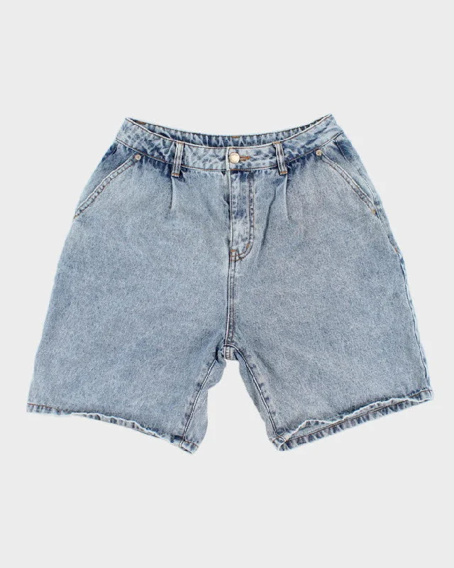 Vintage Women's Jean Shorts - W26 Comfortable Zip-Fly Denim Jeans
