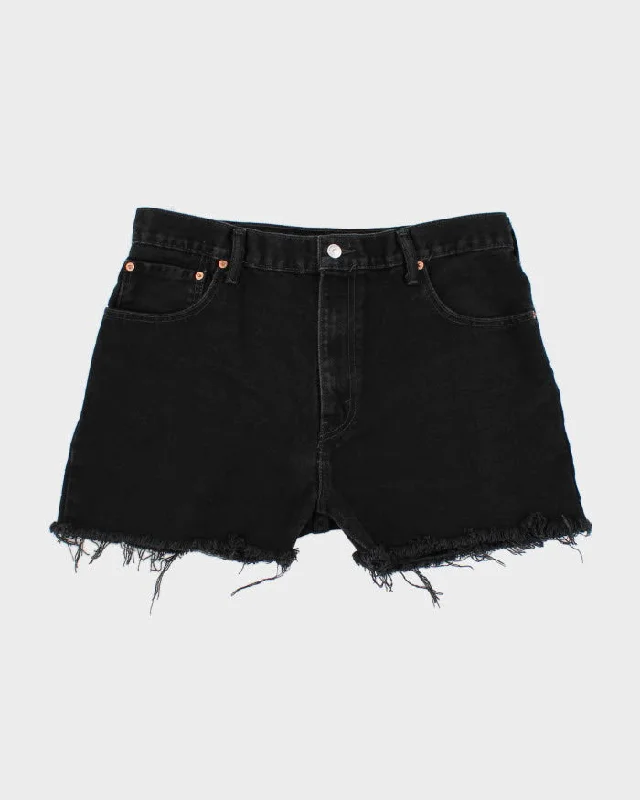 Vintage Women's Levi's Cut Off Jean Shorts - W32 Comfortable Distressed Straight-Leg Jeans Vintage Women's Levi's Cut Off Jean Shorts - W32 Comfortable Distressed Straight-Leg Jeans