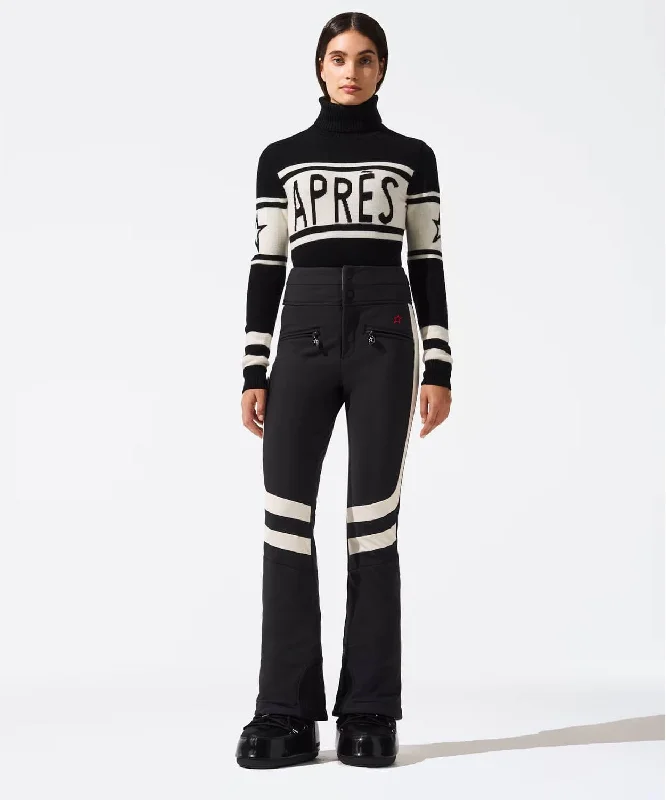Women's Aurora High Waist Flare Ski Pant Elegant Palazzo Trousers