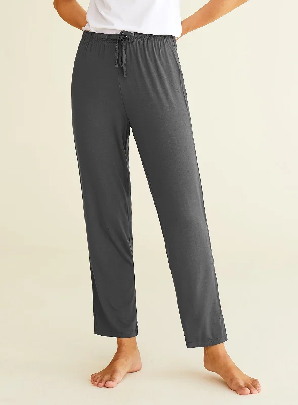 Women's Knit Loungewear Bamboo Pajama Pants Modern Stretch Trousers