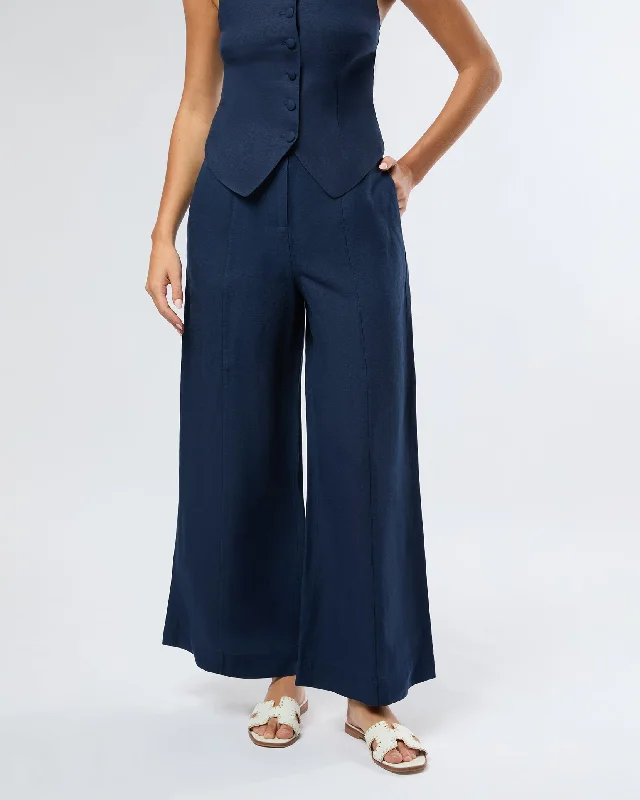 Air Linen Palazzo Pant Classic Flared Pants