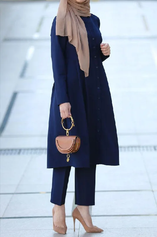 Basic Pants Set Classic Cropped Pants