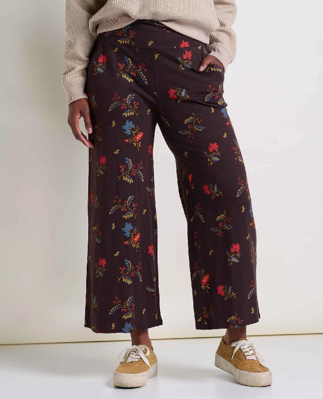 Chaka Wide Leg Pant Trendy Printed Leggings
