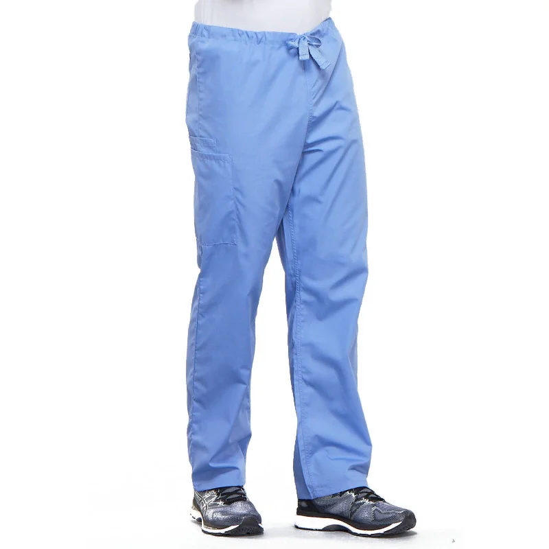 Cherokee WorkWear Unisex Drawstring Scrub Pants Modern Bootcut Pants