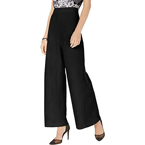 INC Pleated Wide-Leg Pants High-Waist Yoga Pants