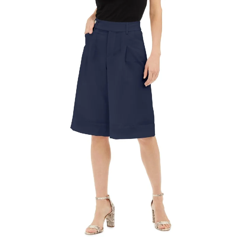 INC Womens Pleat Front High Rise Wide Leg Pants Cozy Maternity Pants