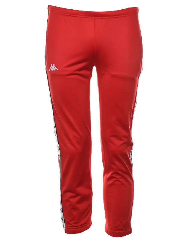 Kappa Red Track Pants - W28 L26 Elegant Dress Pants
