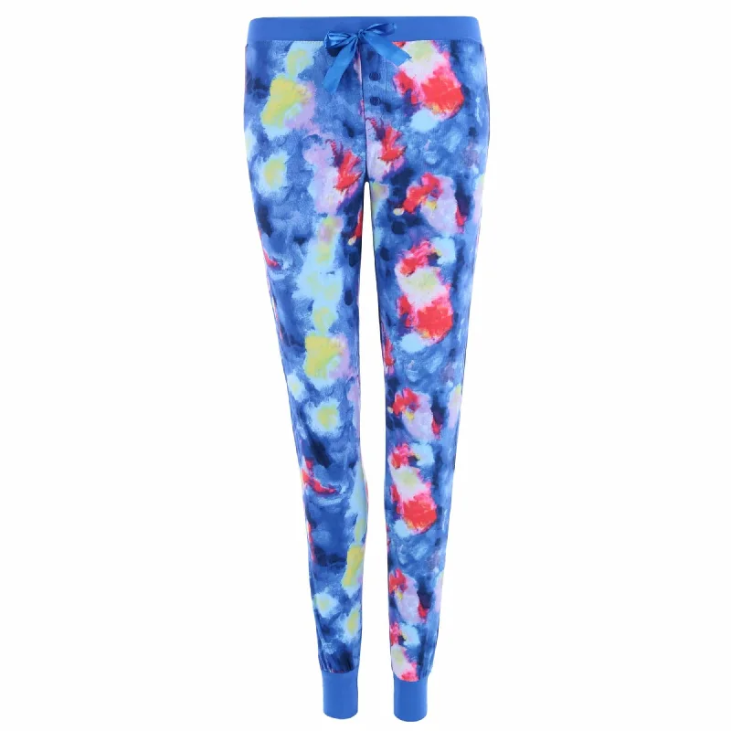 5 More Minutes Women's Tie Dye Jogger Pants Lightweight Linen Pants