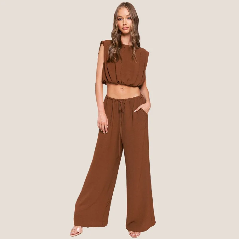 Pants (Dark Brown) Comfortable Jogger Trousers