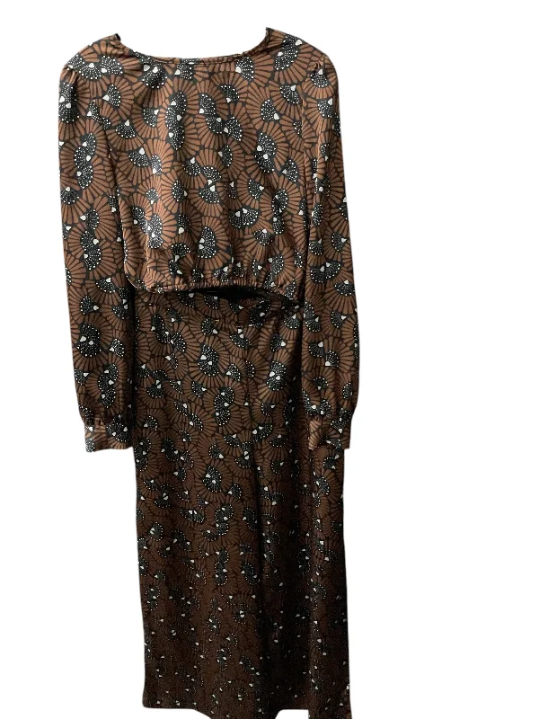 Pants Set 2pc By House Of Harlow In Brown, Size: M Classic Cropped Pants