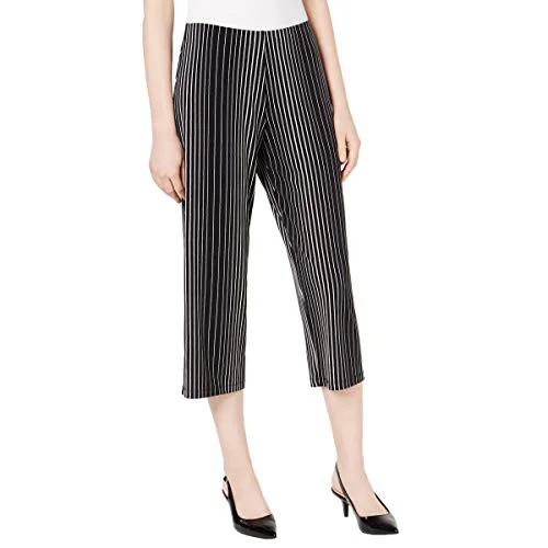 Printed Culotte Pants Elegant Silk Pants
