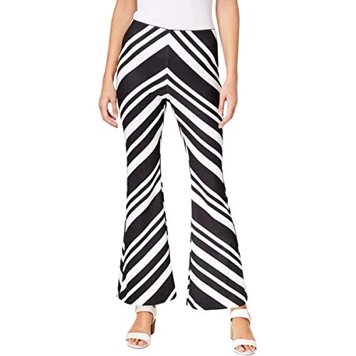 Printed Flare-Leg Pants Wide-Legged Palazzos
