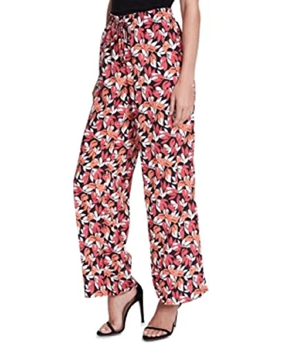 Printed Wide-Leg Pants Soft Stretch Leggings