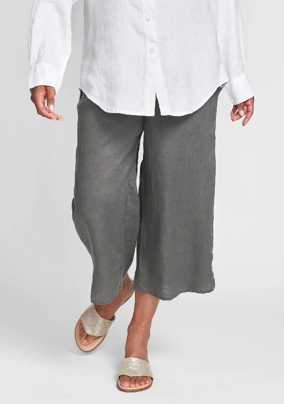 Push Out's - Linen Pants With Elastic Waist - FINAL SALE Lightweight Jogger Pants