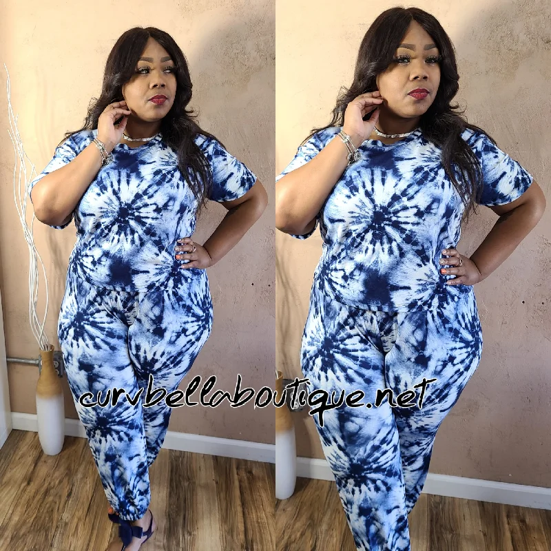 Splash of Color Pants Set Classic Cropped Pants