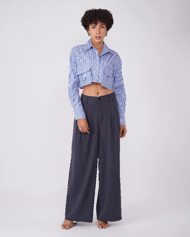 TWO PLEATED KOREAN PANTS - STRETCHABLE Cozy Lounge Pants