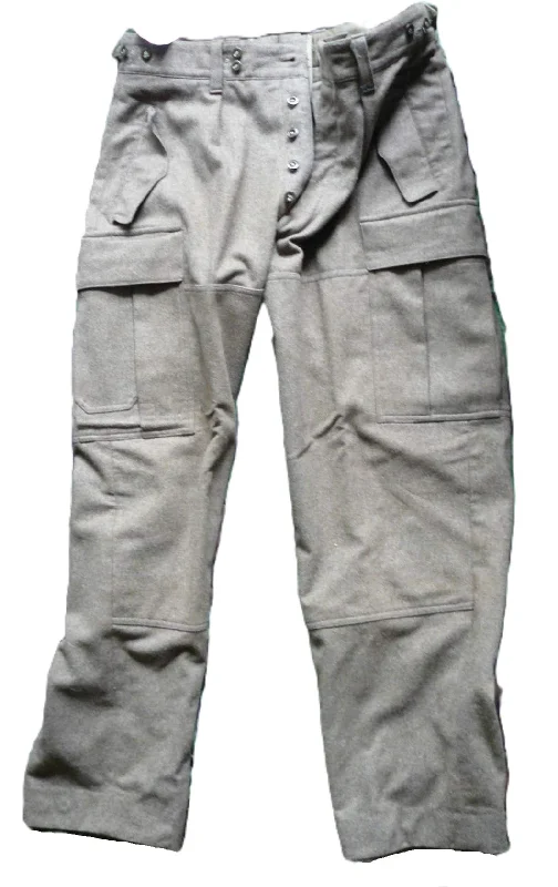 West German Army Bundeswehr Wool Field Pants Stylish Harem Pants