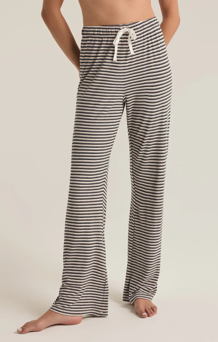 Z Supply Lounge Stripe Pant Chic Capri Pants