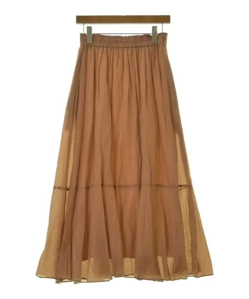 Jiyuku Long/Maxi length skirts silk skirt sleek